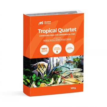 Tropical Quartet Frozen Fish Food